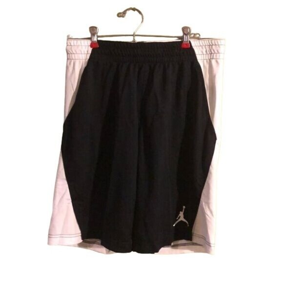 Jordan Air Standard Fit Athletic Shorts with Side Pockets and Elastic Waistband, - Picture 1 of 4